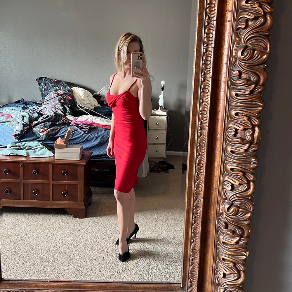 Beautiful red vintage dress